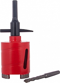 Алмазная коронка по бетону для розеток с переходником M16/Hex 12 мм Diam Master Line 68 мм