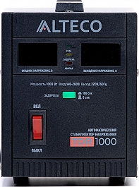 Автоматический стабилизатор напряжения Alteco TDR 1000 вид спереди Автоматический стабилизатор напряжения Alteco TDR 1000 вид спереди