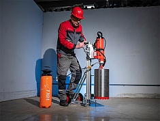 Применение установки алмазного бурения Voll Industrial V-Kit 500 Применение установки алмазного бурения Voll Industrial V-Kit 500