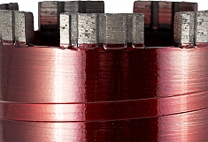 Сегменты алмазного сегментного сверла для сухого сверления с микроударом Diam Extra Line Titan Hit 102 мм Сегменты алмазного сегментного сверла для сухого сверления с микроударом Diam Extra Line Titan Hit 102 мм