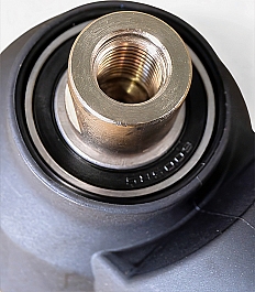 Внутренняя резьба пылеотводов для коронки по бетону для подрозетников Keos М16 папа-М16 мама